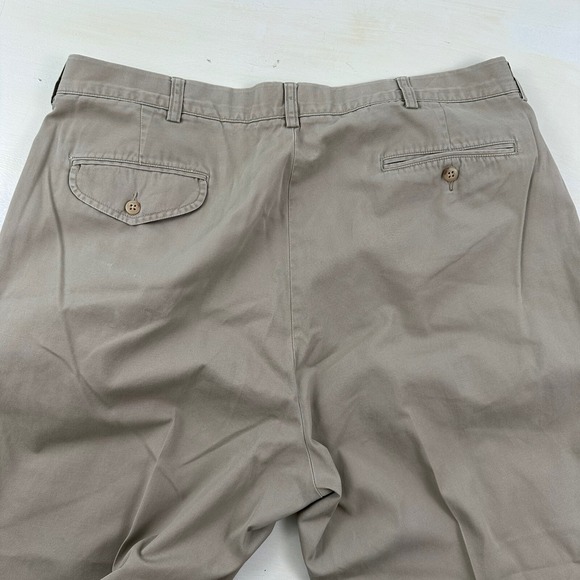 Polo Ralph Lauren Other - VTG Polo Ralph Lauren Relaxed Pleated Chino Pants Mens 37x32 Cuffed Khaki Beige